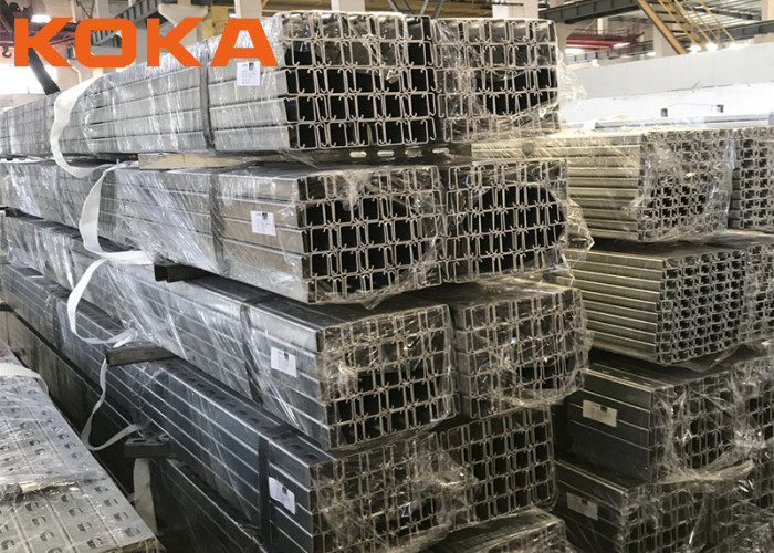 Hot Dip Galvanized Stainless Unistrut Channel Ss316 C Channel Strut OEM