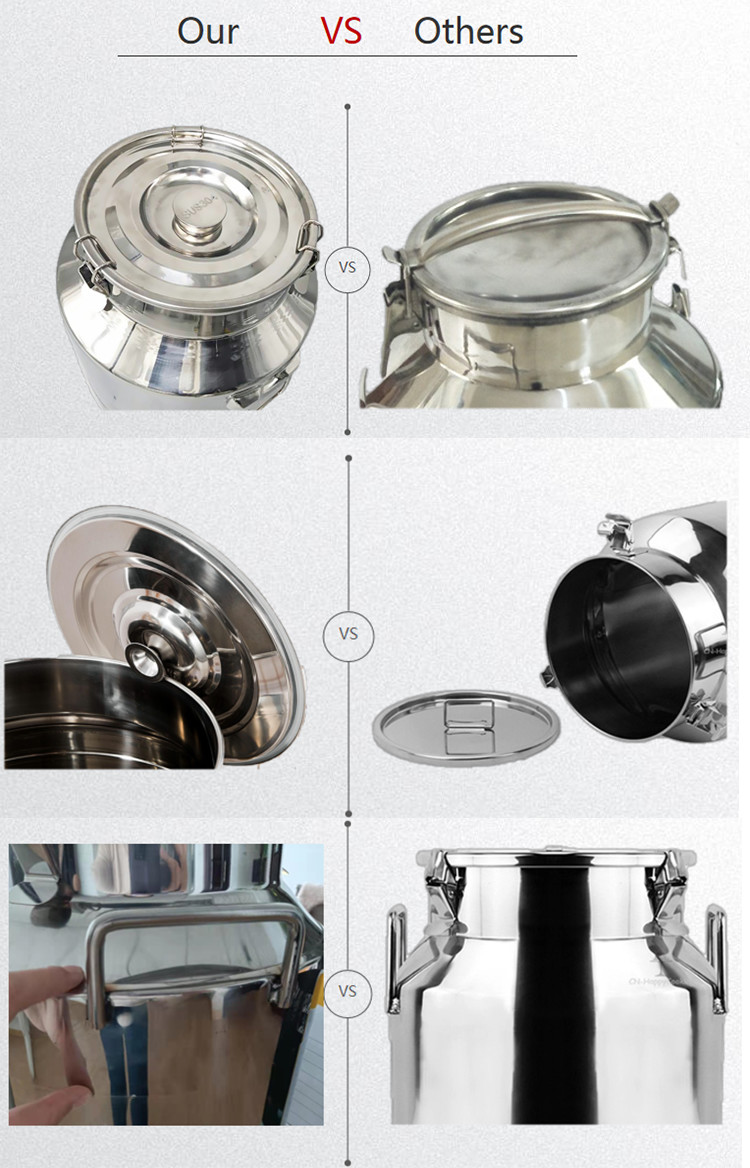 40L Stainless Milk Pail polyurethane Spray Foam Insulation Barrels