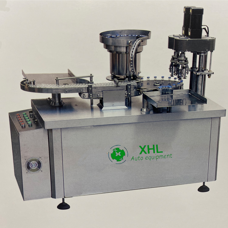 GMP 220V Bottle Capping Machine For Antibiotic Glass Bottle