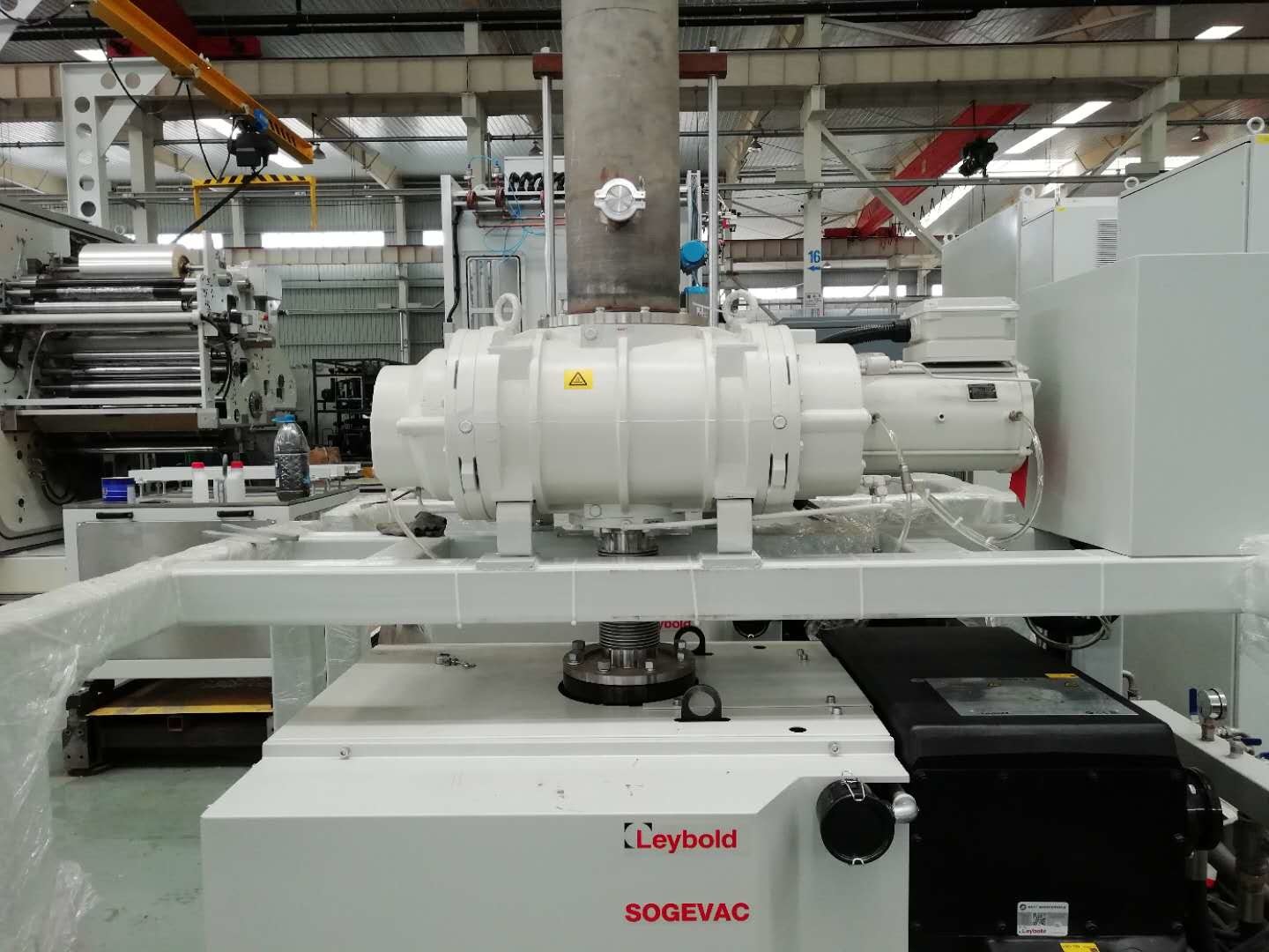 12 Micron Vacuum Metallizing Machine Magnetron Sputtering Machine