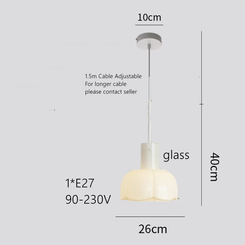 Modern Flower Pendant Lamp Restaurant Lovely Nordic Study Single Coffee Porto Pendant Light(WH-GP-130)