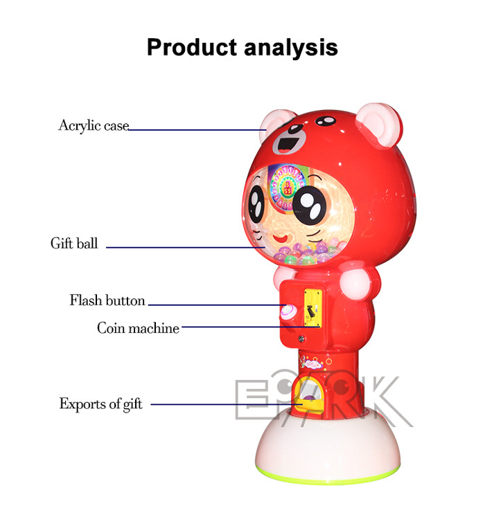 Coin / Token 45mm Capsules Merchandising Promotional Gift Kids Coin Gift Box Machine