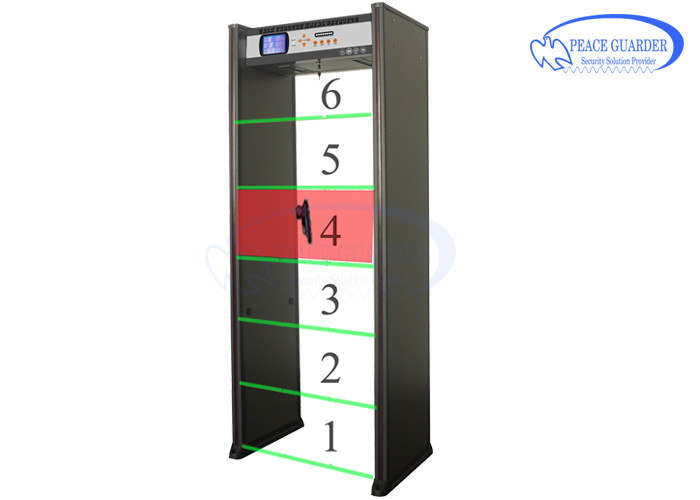 Anti Interference Metal Detector Walk Through With Double Infrared Sensors
