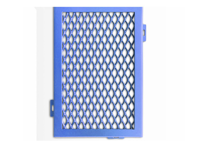 Customized Flatt Type Aluminum Square Mesh For Shopping Mail Facade Cladding