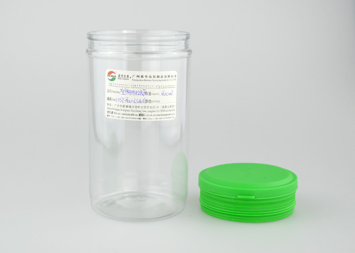 Color PET Easy Open Lid Clear Pet Jars Food Grade Package Container