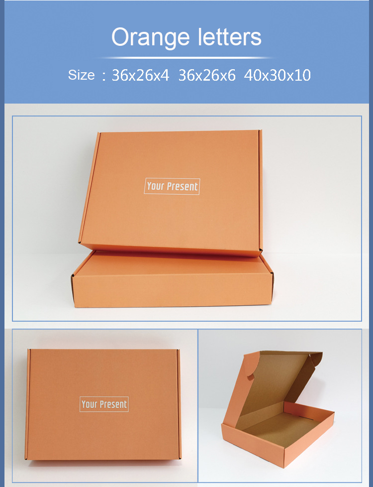 Corrugated Paper Custom Cardboard Mailers For Clothes Shoes Packaging