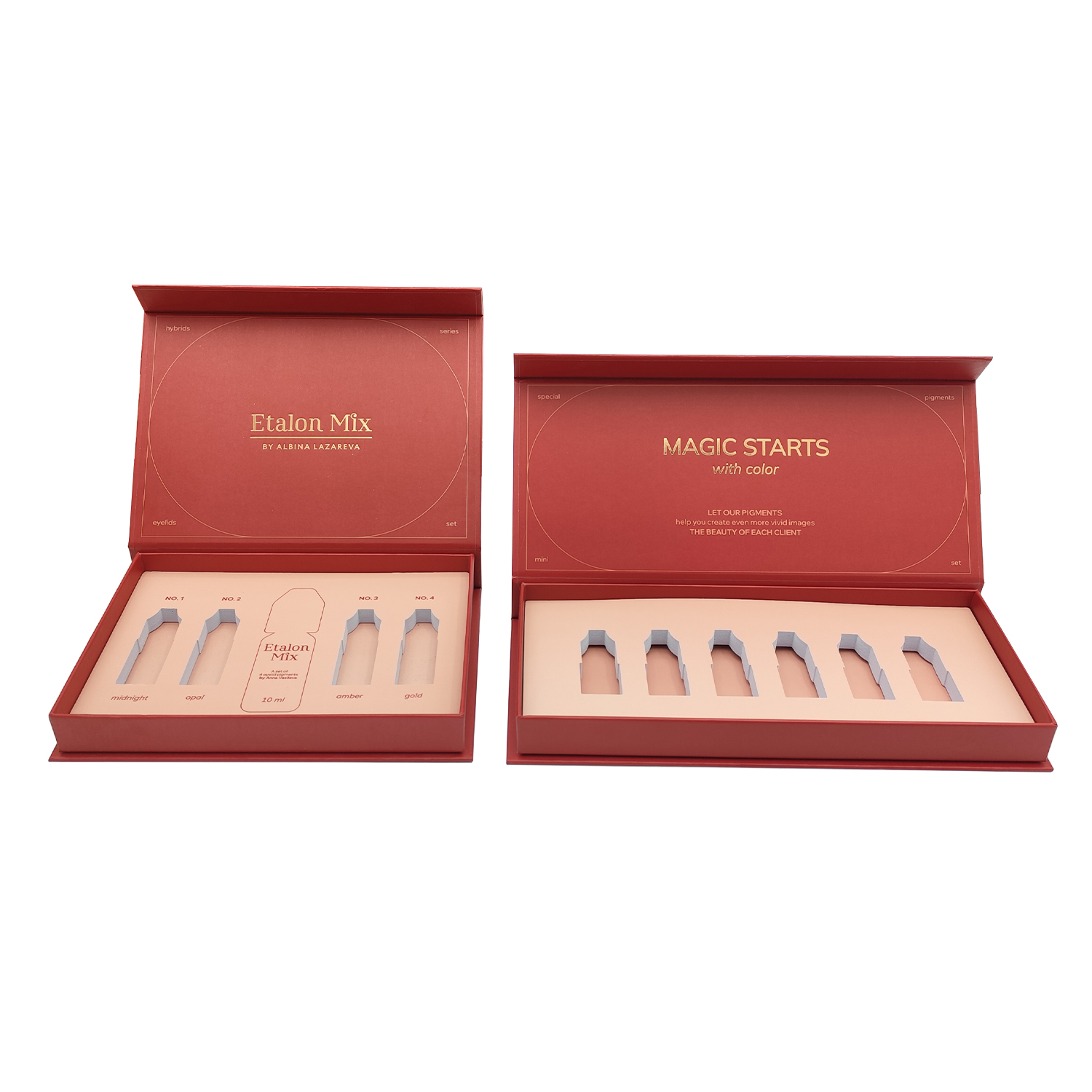 Color Printing Rigid Flip Cover Gift Box With Tissue Paper Skincare Packaging Boxes