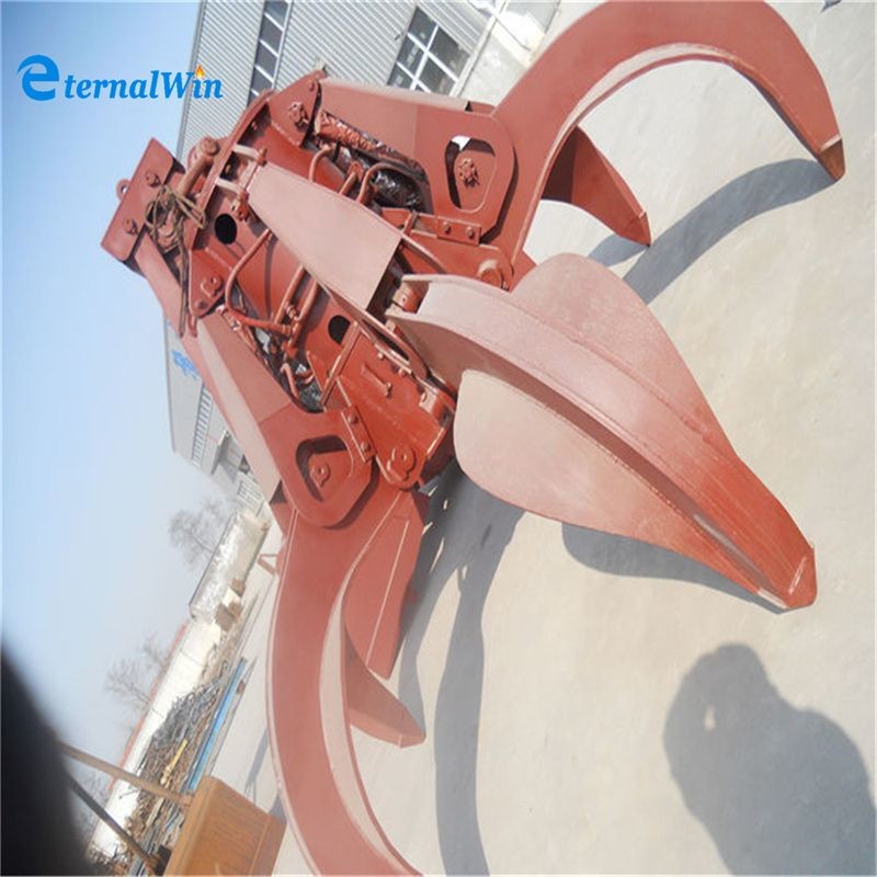 High Quality Hydraulic Orange Peel Excavator Grab for Steel Scrap
