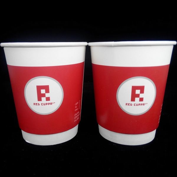 Leakproof Disposable Paper Cups for Hot/Cold Drink