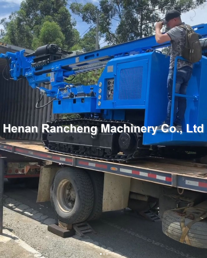 Anchor Engineering Drilling Rig 93KW 150m Depth Hydraulic Crawler Drill Machine