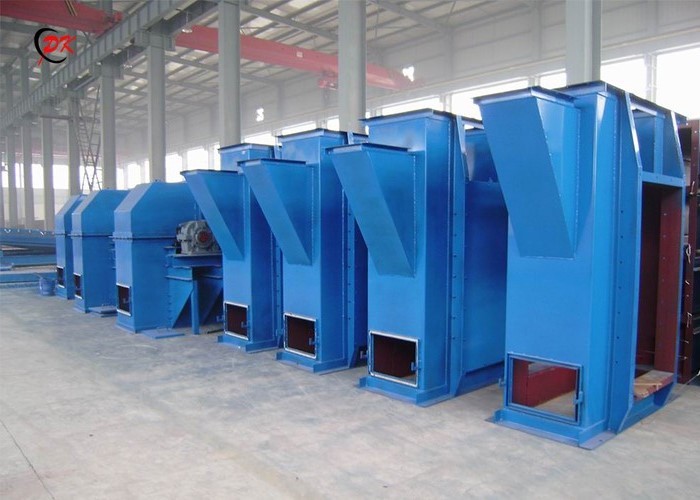 Woodchips Chain Bucket Elevator Material Handling Carbon Steel Plate
