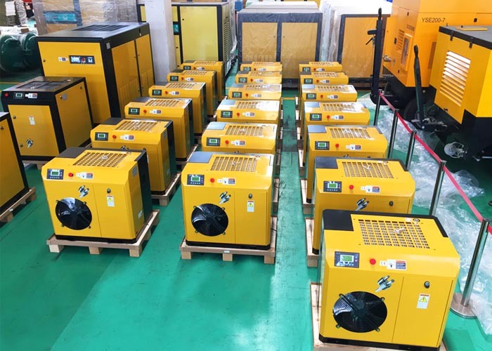 5.5hp Electric Single Phase Screw Compressor Compacted Structure