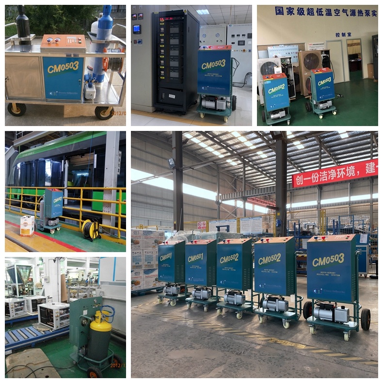 R22 R134a Air Conditioning Refrigerant Recovery Machine 25HP Recovery Machine For A/C Disassembly Line