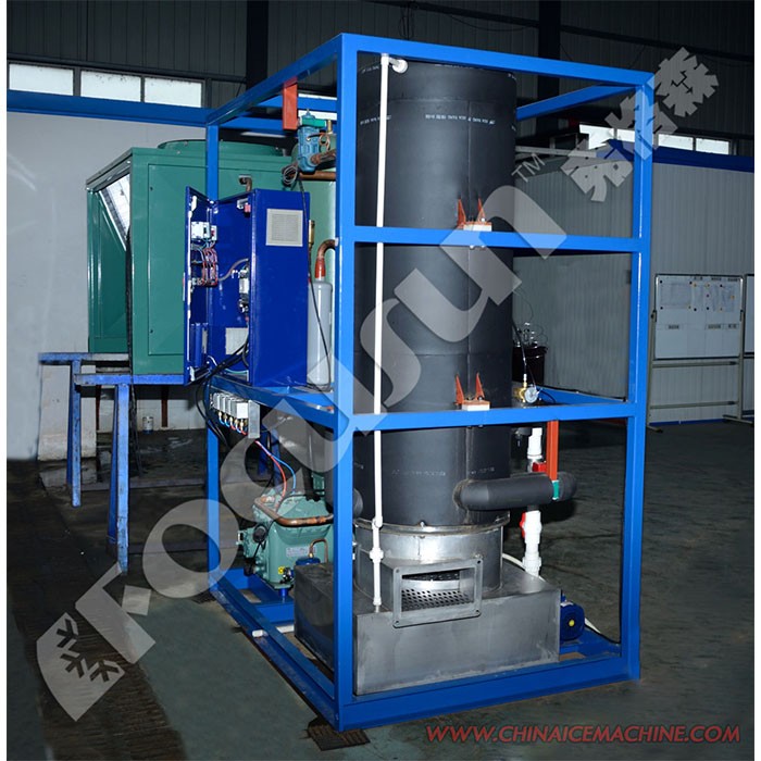 Convenient 3T/5T Tube Ice Machine 3ton/day for Convenience Store and D21/28/34mm Ice Size