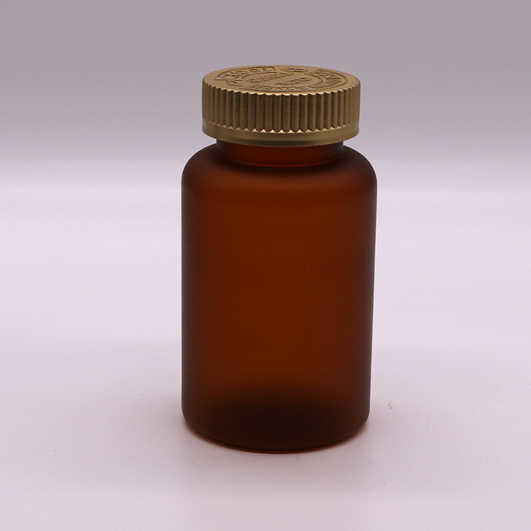 250ML PET Medical Plastic Bottle with Matte/Frosted Finish and Various Color Options
