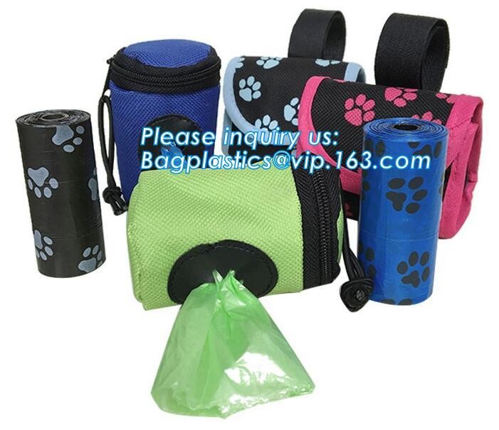 High Quality Eco-friendly Degradable Fashion With Printing Doggy Pet Dog Waste Poop Bags, Eco friendly pet dog waste poo
