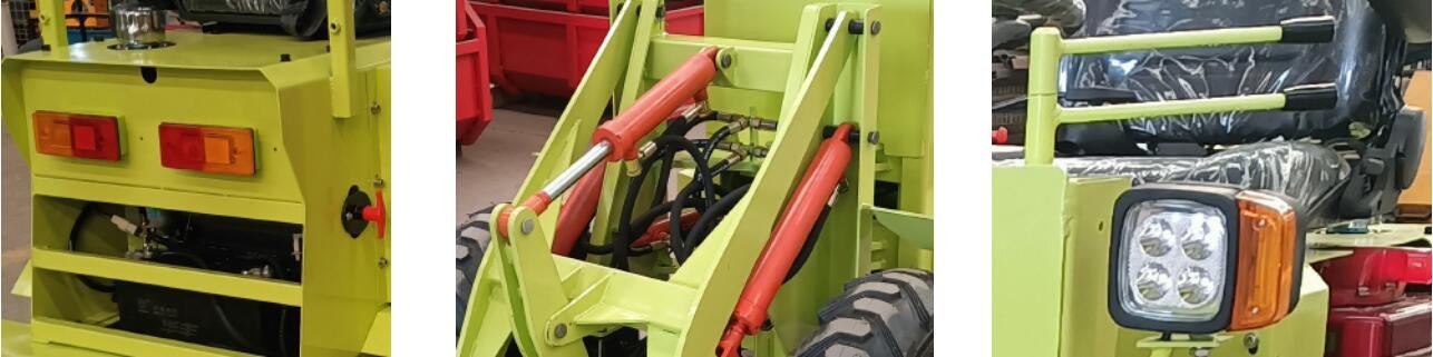 High Strength Electric Starter Diesel Small Wheel Loader HTML18