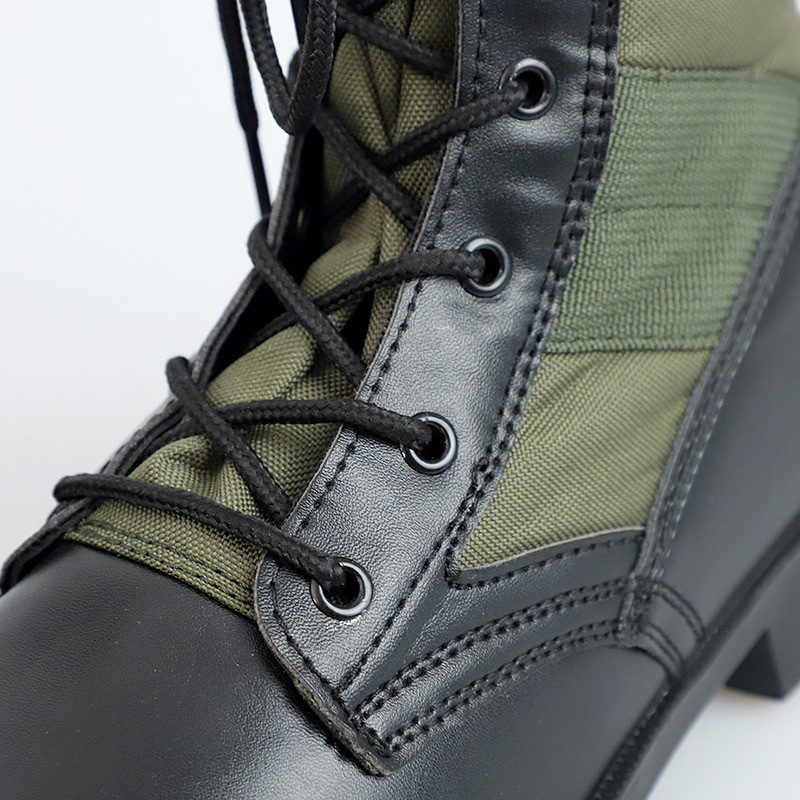 High Quality Men's Tactical Work Boots Black Combat Boots For Motorcycle Hiking Defense Shoes