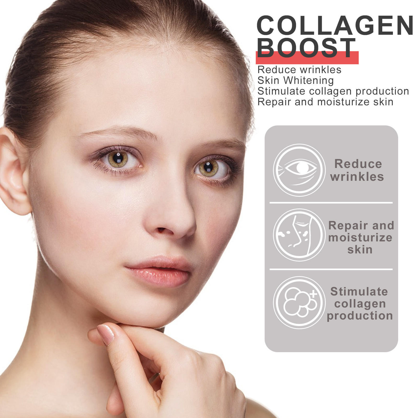 Soothing Repairing Facial Moisturizing Lotion Anti Aging Collagen Wrinkle Eraser Cream