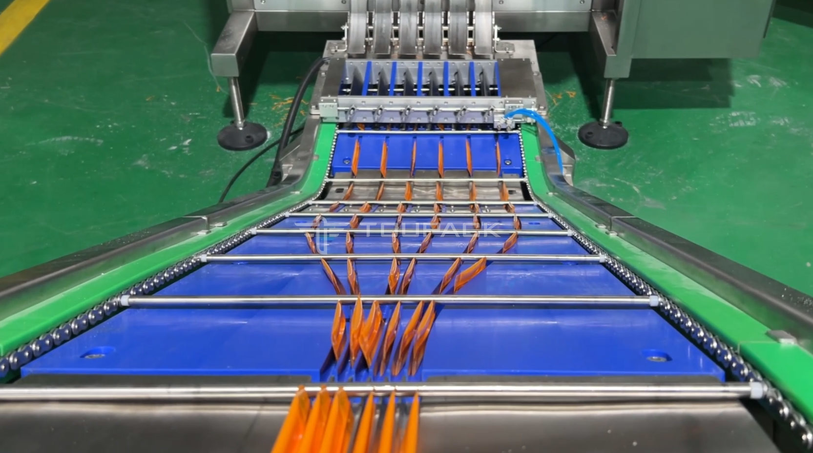 Multi-Column Package Checkweighing System Multi Lane Sachet Packing Machine Doypack Packing Machine With Check Weigher