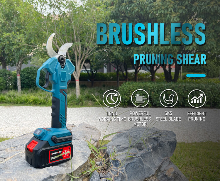 2024 Cordless Battery Operated Branch Cutter Electric Powered Pruning Saw Pruners Branch Lopper