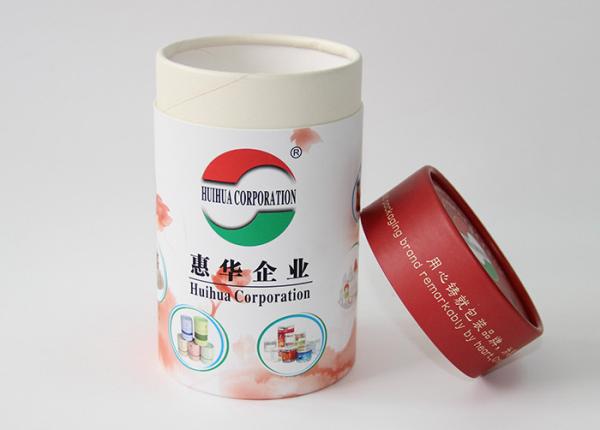 Light weight Round Cardboard storage cylinder Tubes Food Packaging , paper tea