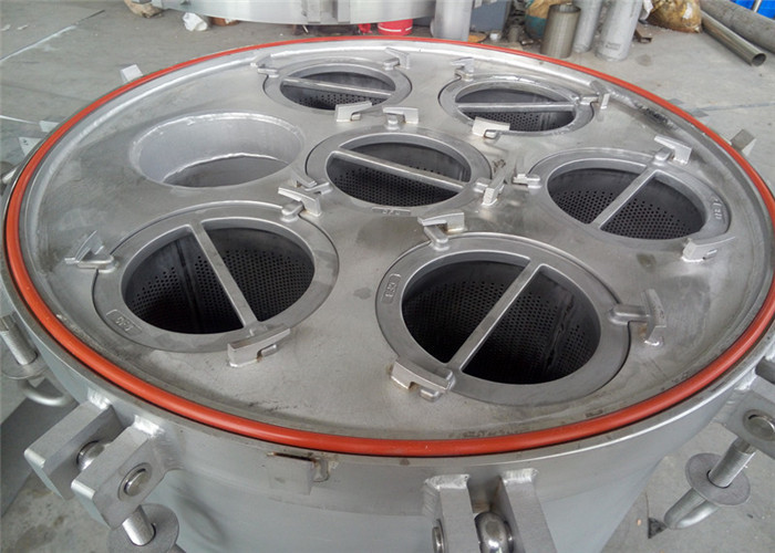 Multi Bag Industrial Filter Housing Stainless Steel 304 / 316L CE Approved