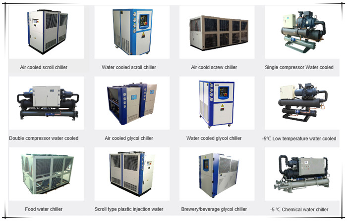 40Ton Industrial Air Cooled Water Cooling Chiller 50HZ/60HZ