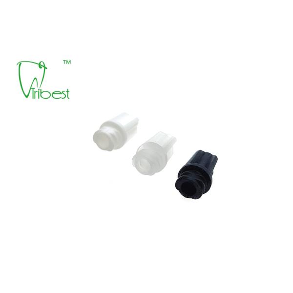 Medical Sterile Luer Lock Luer Slip Dental Syringe Cap Disposable Black White
