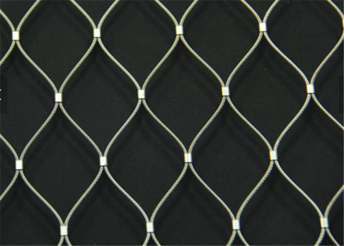 Flexible X-tend Ferruled Stainless Steel Wire Rope Mesh For Balcony Balustrade