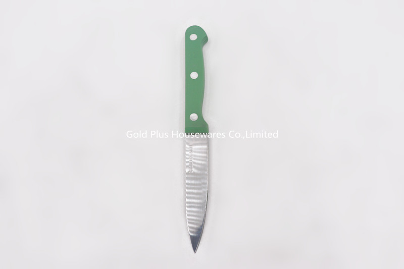 18g Kitchen paring and utility knife set multicolor small fruit knife stainless steel tofu cutting knife