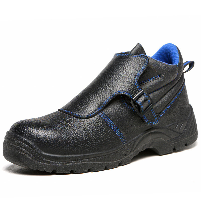 Cowhide Anti Scald Safety Shoes, Steel Toe Wear Resistant Work Shoes