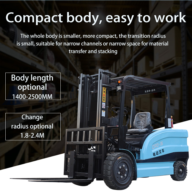 Experience Smooth and Easy Material Handling with 3 ton Electric Forklift
