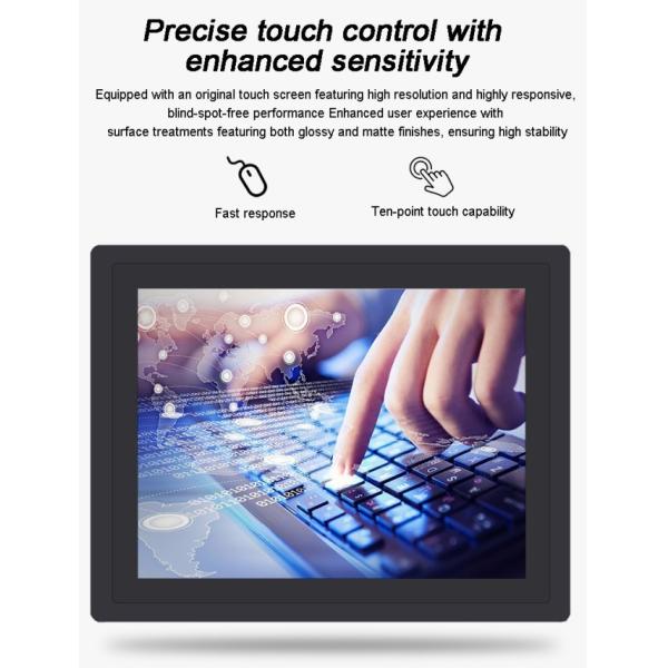 Factory Custom Open Frame 15 Inch Embedded Waterproof Industrial Lcd Touch Screen Monitor Display