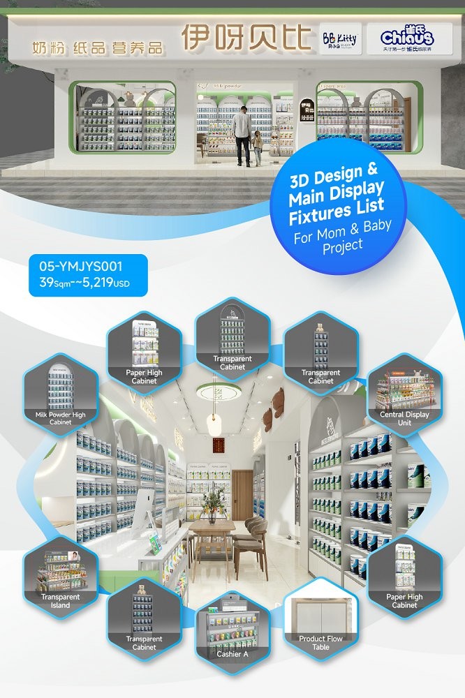 05-YMJYS001, Maternity & Baby Store in Guangxi Long'an covering 39 Sqm with an Approx. $5,219 Budget and 22 CBM Volume