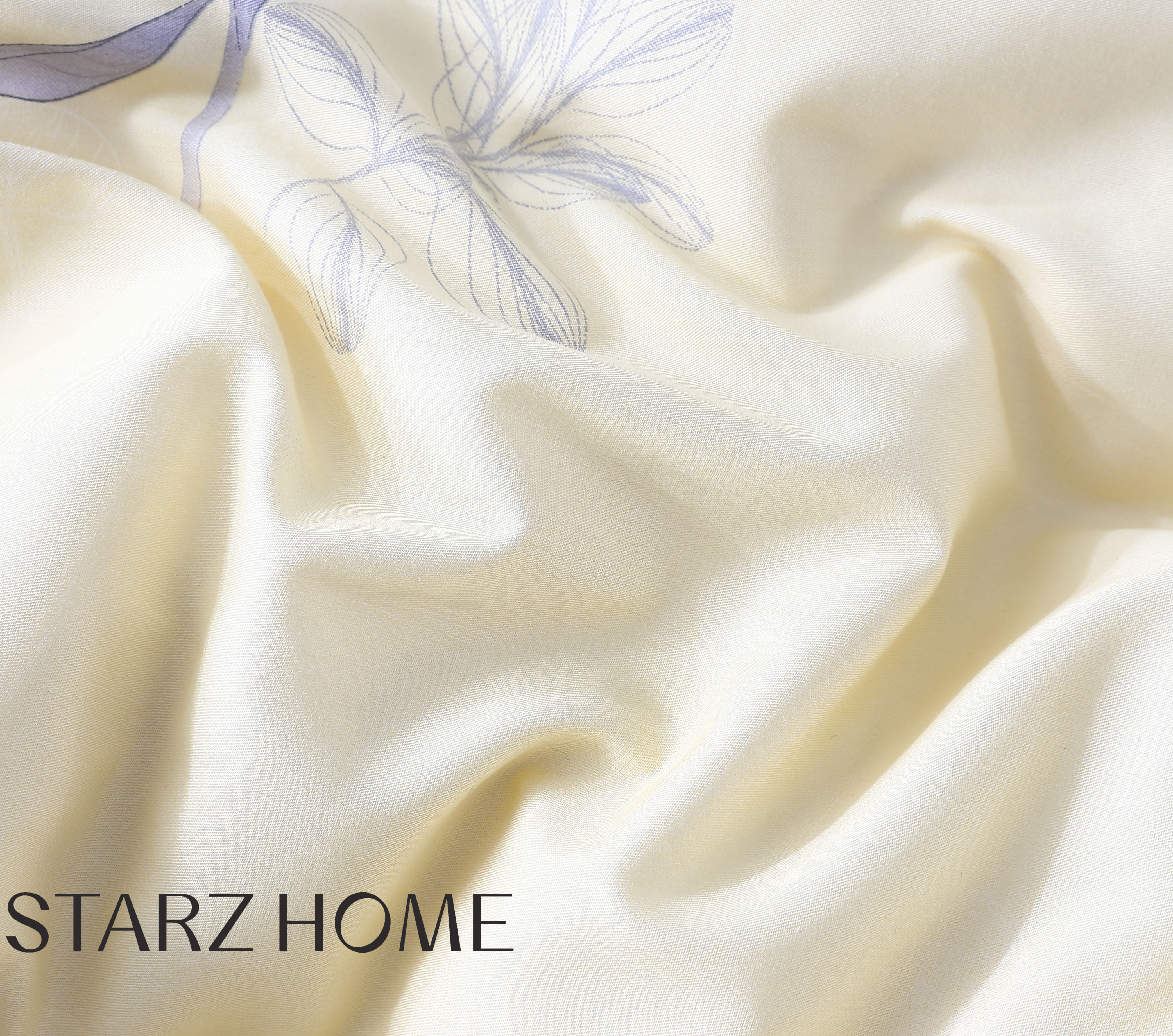 2023 Popular Plant Pattern Bedding Set with Soft Touch and 100% Cotton Bedsheets