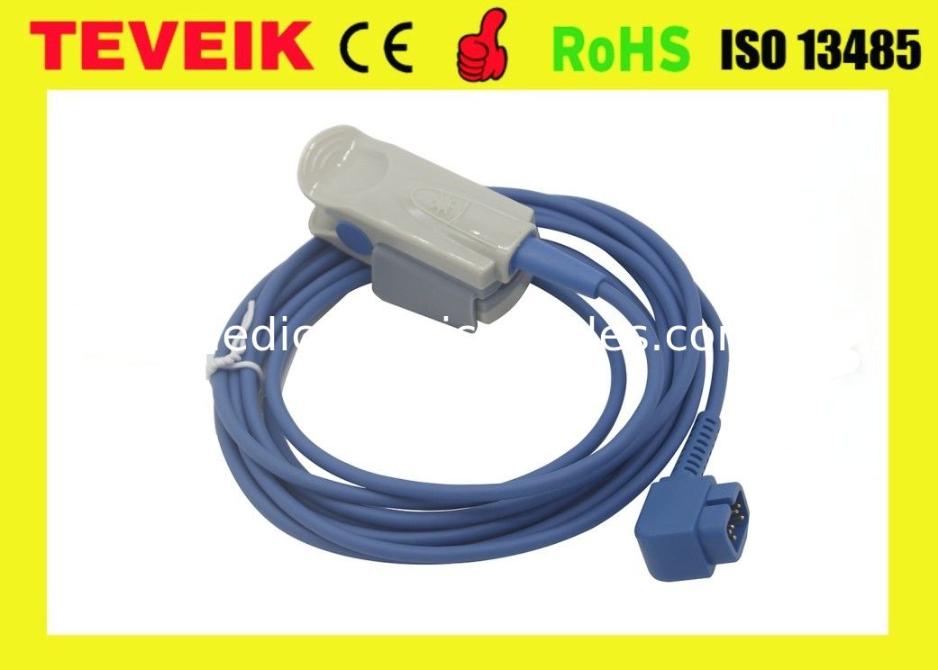 CSI adult clip SpO2 sensor, P9307A ,3m/10ft, 6pins, compatible 934-10DN