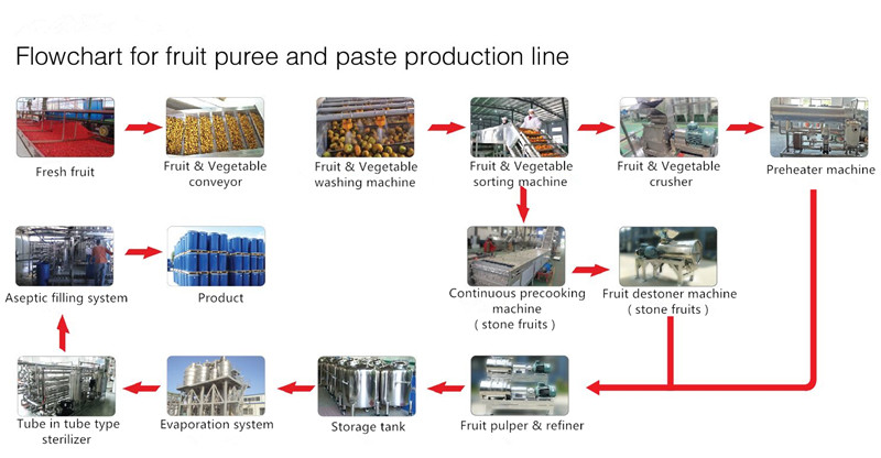 380V / 220V Voltage Fruit Juice Processing Line Mango Processing Equipment Easy Operation