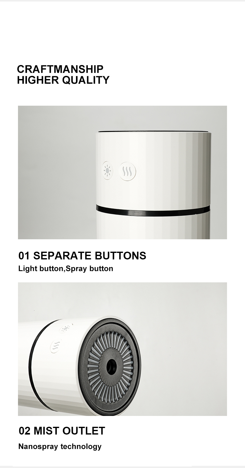 Homefish OEM Hava Nemlendirici Mini Humidificateur d Air d'Air Wireless Umidificador Bevochtiger Ultrasonic Humidifier