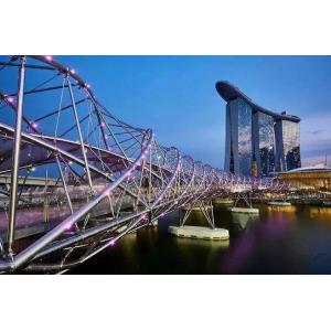 Buy cheap Bridge Steel Structure High Speed Bridge Landscape Bridge Span Bridge product