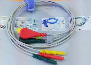 Buy cheap Patient ECG Monitor Cable 3 Color Alligator clip electrodes Needle Electrode product