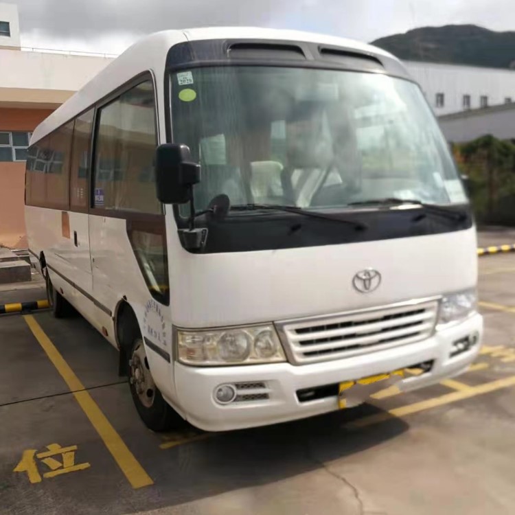 Used Coaster Mini Bus Passenger Bus 28 Seats Coaster Bus with LHD Steering