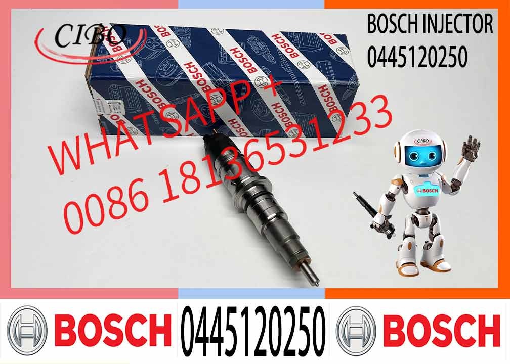 Cummins Fuel Injector 120 Injector 0445120250 Nozzle Assembly Common Rail Injector