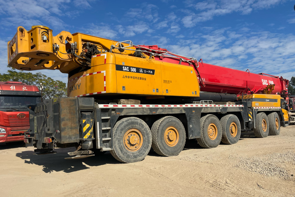 2015 Model Used All Terrain Cranes 350 Ton Mobile Crane SANY SAC3500T6 Superlift