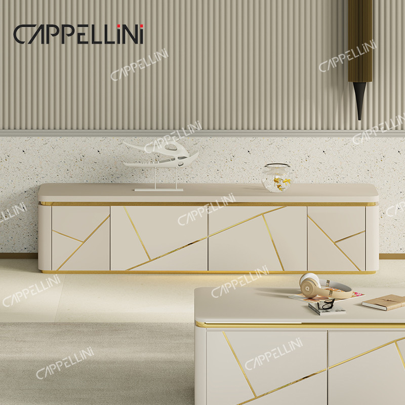 Modern Design Wood Living Room Tv Cabinet Storage Home Furniture Luxury Style Wooden MDF Tv Stands