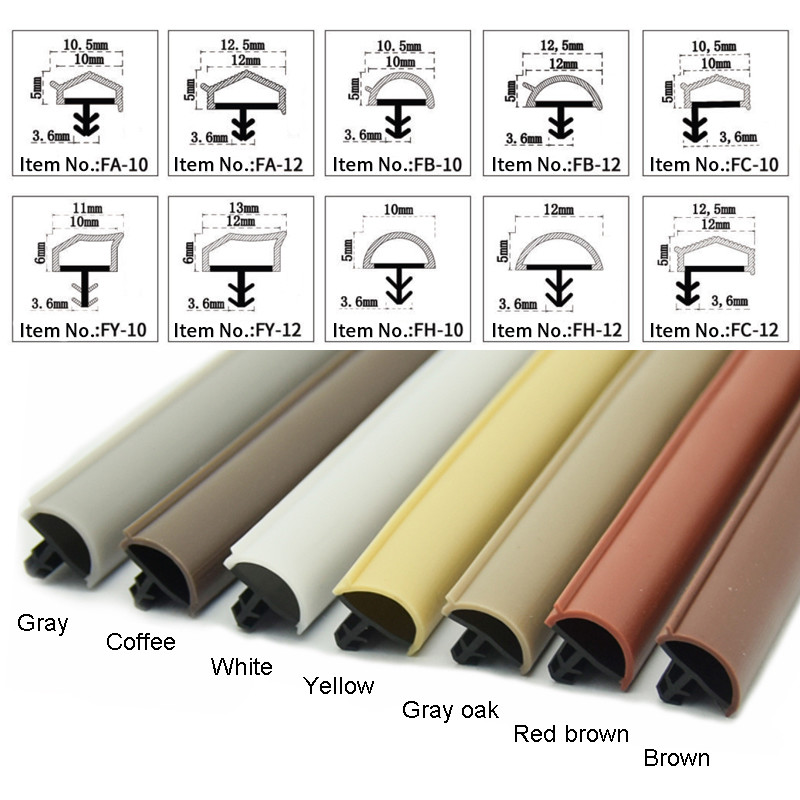 Co-Extruded High Resilience Tpe Soundproof Door Seals Weather stripping