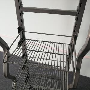 China Six Layers Custom Display Racks / Mretal Oil Display Rack Cutomized Color on sale