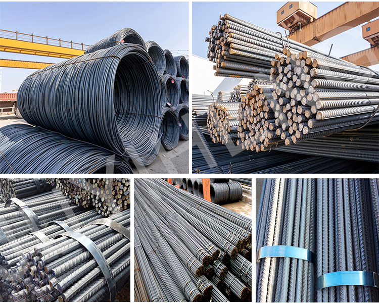 Construction Deformed Round Bar 6mm - 40mm Reinforcement Iron Bars HRB400 HRB500