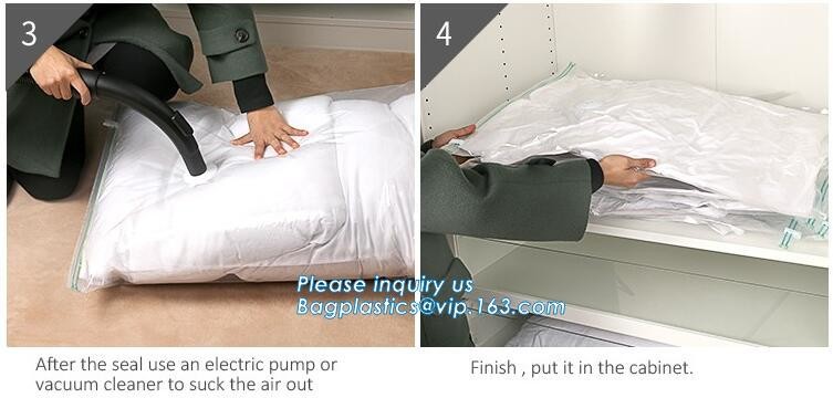 vacuum compressed storage bag, vacuum storage cube bags, compressed storage seal bags, vac pac, bagplastics, bagease p