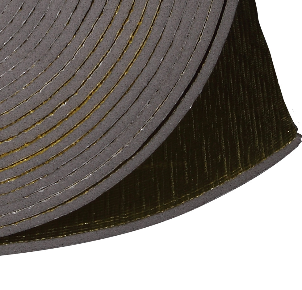 Aluminum Waterproof Thermal Insulation With Alu Foil Heat Shield Nontoxic Reflective Material Xpe Ixpe Foam